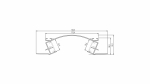 Profil LED LUMINES typ Veda srebrny anodowany 3 m