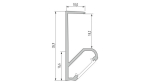 Profil LED LUMINES typ Q18 czarny anodowany 2,02 m
